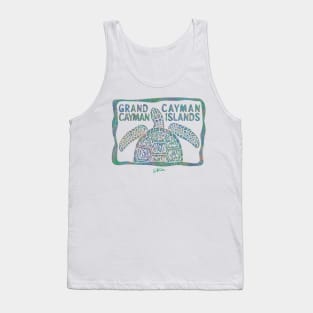 Grand Cayman, Cayman Islands, Sea Turtle Tank Top